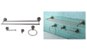 Kingston Brass Concord 4-Pc. Dual Towel Bar Bathroom Accessories Set in Brushed Nickel